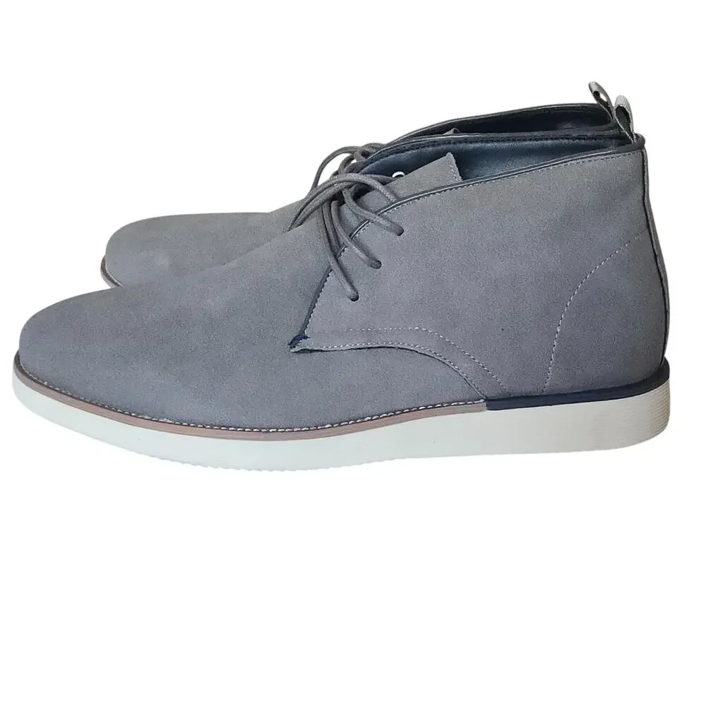 VANCE Jimmy Plain Toe Chukka Boot Grey Mens 12 | MSRP $109.99